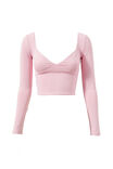 Luxe Kya Long Sleeve Top, ROSETTE PINK - alternate image 6