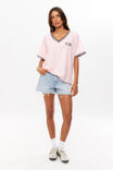 Regina V-Neck Jersey, SHERBET PINK/LA 92 - alternate image 2