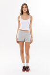 Malia Sweat Short, GREY MARLE - alternate image 1