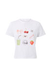 Everyday Graphic Tee, WHITE/FAV THINGS - alternate image 6