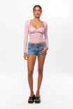 Soft Jolene Long Sleeve Top, ROSETTE PINK - alternate image 2