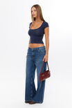 Giselle Scoop Neck Tee, ALL STAR NAVY - alternate image 5
