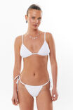 Tri Slide Bikini Top, WHITE - alternate image 3