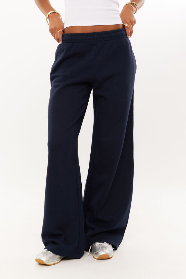 Jordyn Wide Leg Track Pant, ALL STAR NAVY