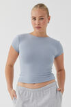 Soft Backless Tee, BLUE MIST - alternate image 2