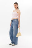 Tie Front Barrel Jean, STOCKHOLM BLUE - alternate image 5