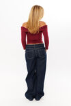 Soft Debbie Off The Shoulder Top, CHERRY RIPE - alternate image 5