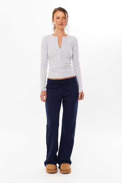 Nelly Flare Leg Track Pant, ROYAL NAVY