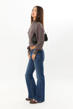Low Stretch Bootleg Jean, MIDNIGHT BLUE - alternate image 3