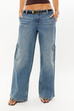 Low Rise Cargo Jean, CHELSEA BLUE - alternate image 2