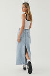 Cali Denim Maxi Skirt, SUMMER BLUE - alternate image 3
