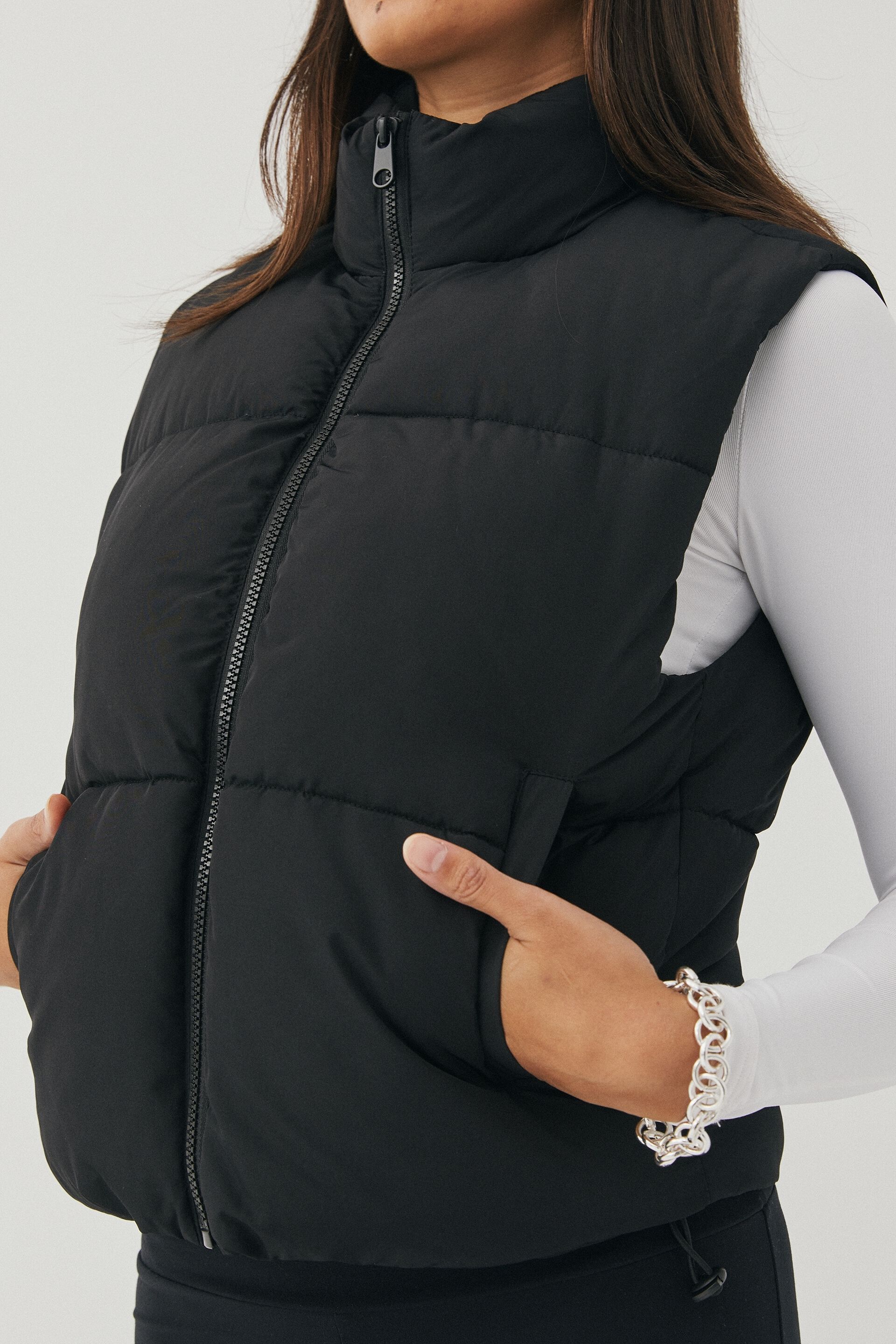 Red puffer vest kmart store