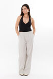 Mimi Pull On Pant, BEIGE/BLACK STRIPE - alternate image 1