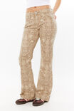Low Stretch Bootleg Jean, KENDRA PYTHON BROWN - alternate image 2