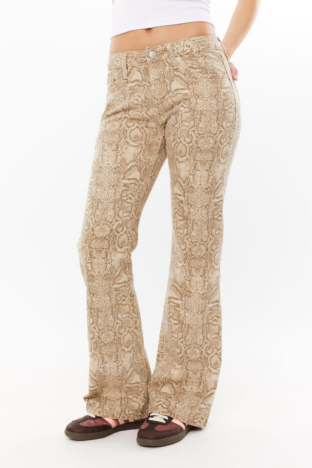 Low Stretch Bootleg Jean, KENDRA PYTHON BROWN