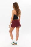 Elsie Fleece Micro Skort, DARK PLUM - alternate image 3