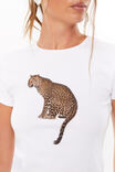 Leopard Graphic T-Shirt, WHITE/LEOPARD - alternate image 4