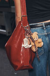Maeve Large Faux Leather Bag, DARK PLUM - alternate image 3