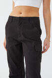 Gigi Cargo Pant, BLACK - alternate image 3