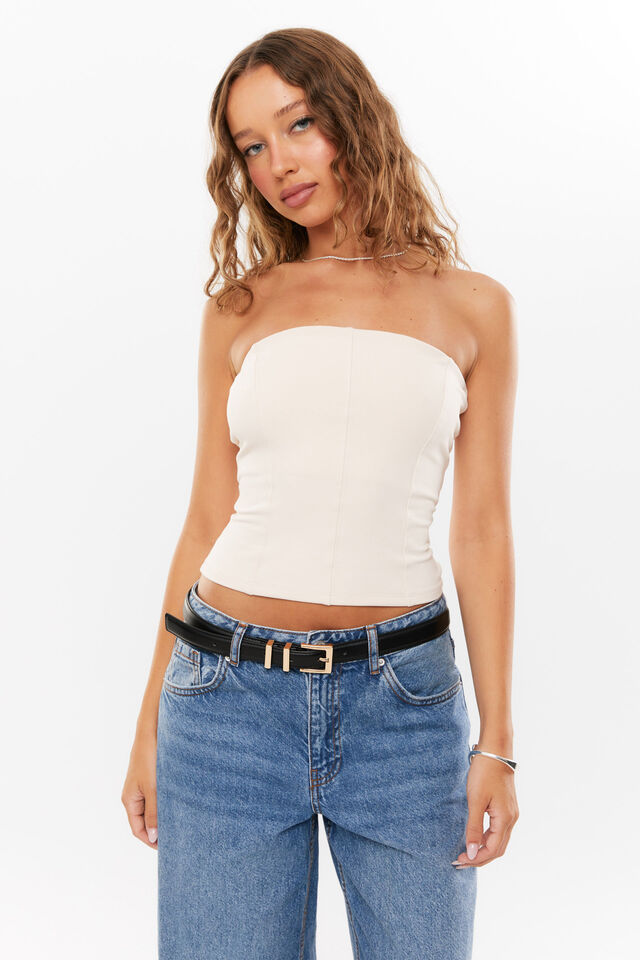 Sammy Strapless Top, COOKIES & CREAM