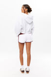 Jolie Cropped Zip Through Hoodie, LIGHT GREY MARLE - alternate image 3