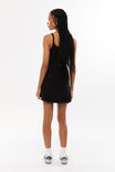 Lulu Scoop Neck Mini Dress, BLACK - alternate image 3