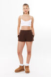 Luxe Micro Crop Top, WHITE - alternate image 2