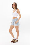 Amara Rib Cropped Tank, WHITE - alternate image 5