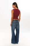 Rosie Mesh Top, RED VELVET - alternate image 3