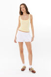 Riri Scoop Neck Tank, GOLDEN BUTTER - alternate image 2