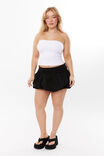 Foldback  Bubble Mini Skirt, BLACK - alternate image 5