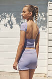 Luxe Hipster Mini Skirt, CLOUDY LILAC - alternate image 5