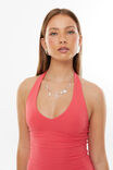 Luxe Halter Top, WATERMELON - alternate image 4