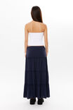 Sadie Tiered Maxi Skirt, ALL STAR NAVY - alternate image 3