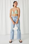 Stacey Ring Bralette Top, SPRING GREEN
