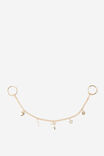 GOLD/CHARM CHAIN