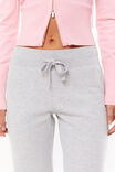 Nelly Flare Leg Track Pant, GREY MARLE - alternate image 4