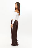 Elyse Sporty Pull On Pant, DEEP CHOC/ROSETTE PINK - alternate image 1
