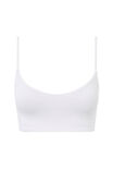 Luxe Micro Crop Top, WHITE - alternate image 6