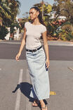 Cali Denim Maxi Skirt, SUMMER BLUE - alternate image 6