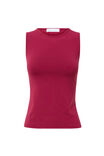 Luxe Mackenzie Open Back Tank, WILD BERRY - alternate image 6