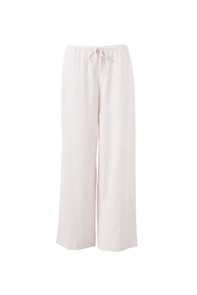 Henley Relaxed Linen Pant, GRAPEFRUIT PINK STRIPE