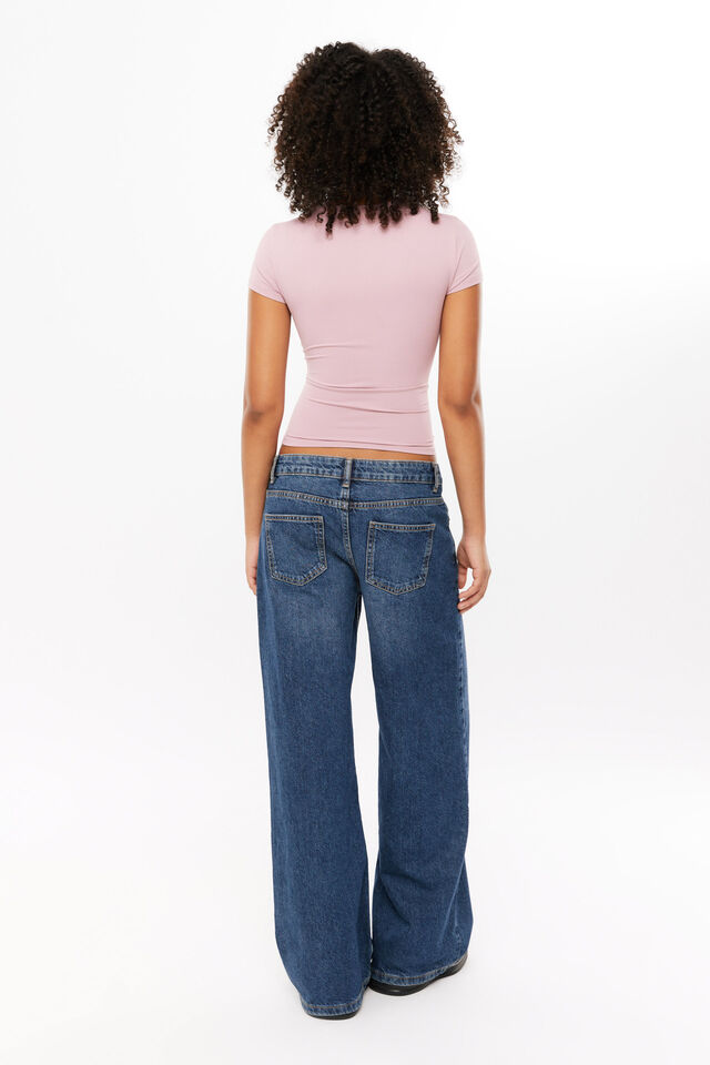 Luxe Longline Tee, VIOLETTE DUSK