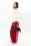 Ella Oversized Fleece Hoodie, COSY CREAM/LONDON SCRAPBOOK - alternate image 4