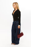 Isabel Zip Through Shirt, BLACK - alternate image 4