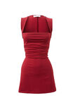 Alora A-Line Mini Dress, BOYSENBERRY - alternate image 6