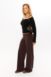 Kristy Off Shoulder Knit Top, BLACK - alternate image 2