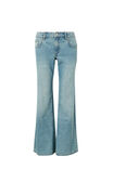 Low Rise Bootleg Jean, SURF BLUE - alternate image 6