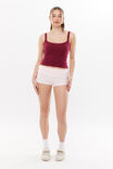 Soft Fold Back Booty Short, SHERBET PINK - alternate image 2