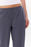 Jade Jersey Lounge Pant, WASHED NAVY/WHITE STRIPE - alternate image 4
